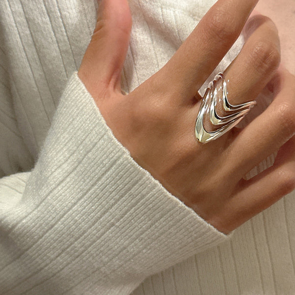 Bold Geometric Shaped Ring