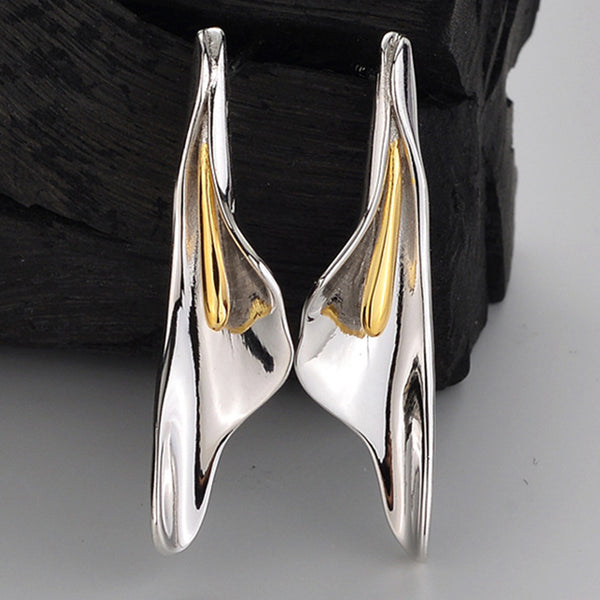 Classic Flower-Shaped Stud Earrings
