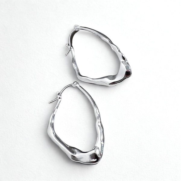 Geometric Hoop Earrings Jewellery