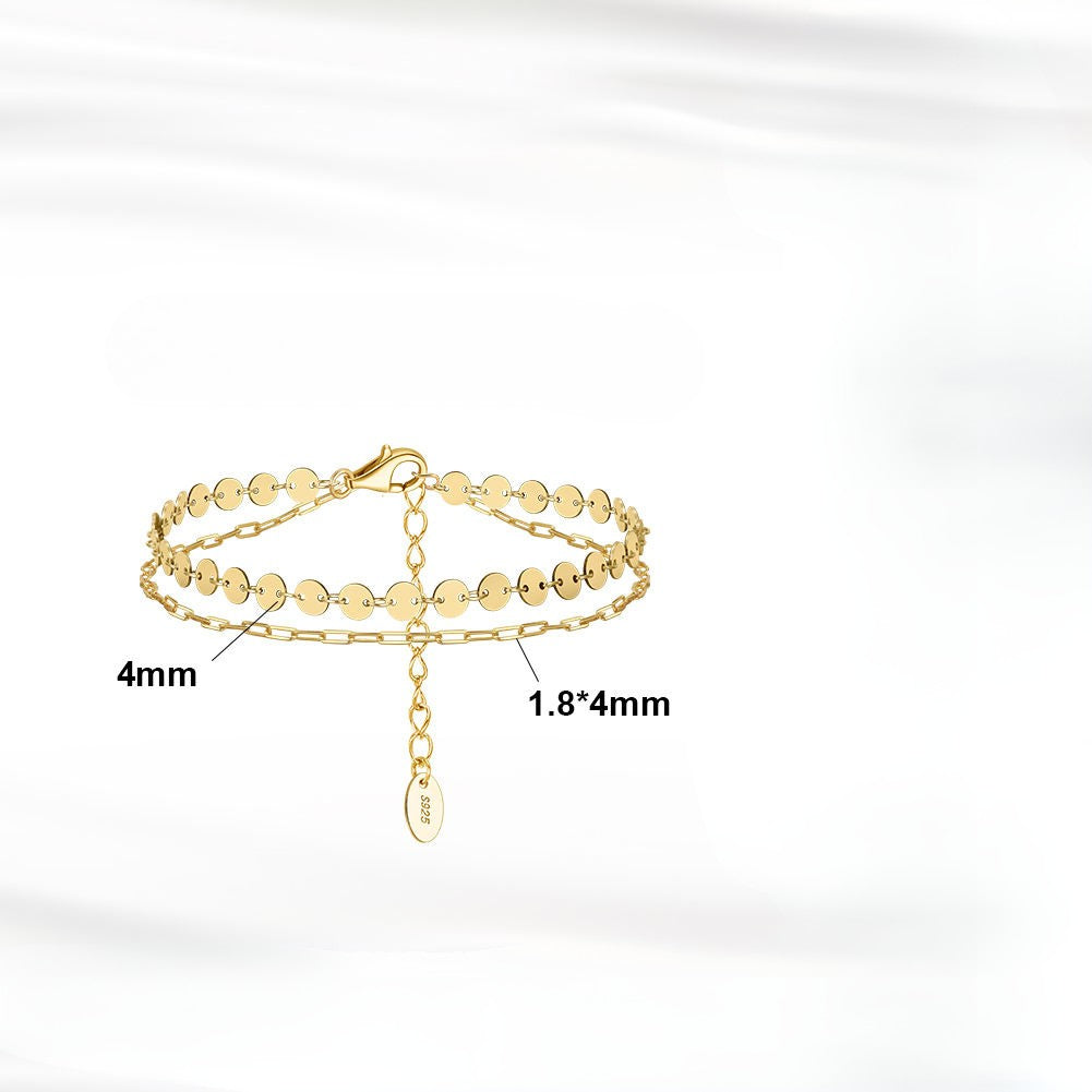 Charm Look Chain & Link Bracelet