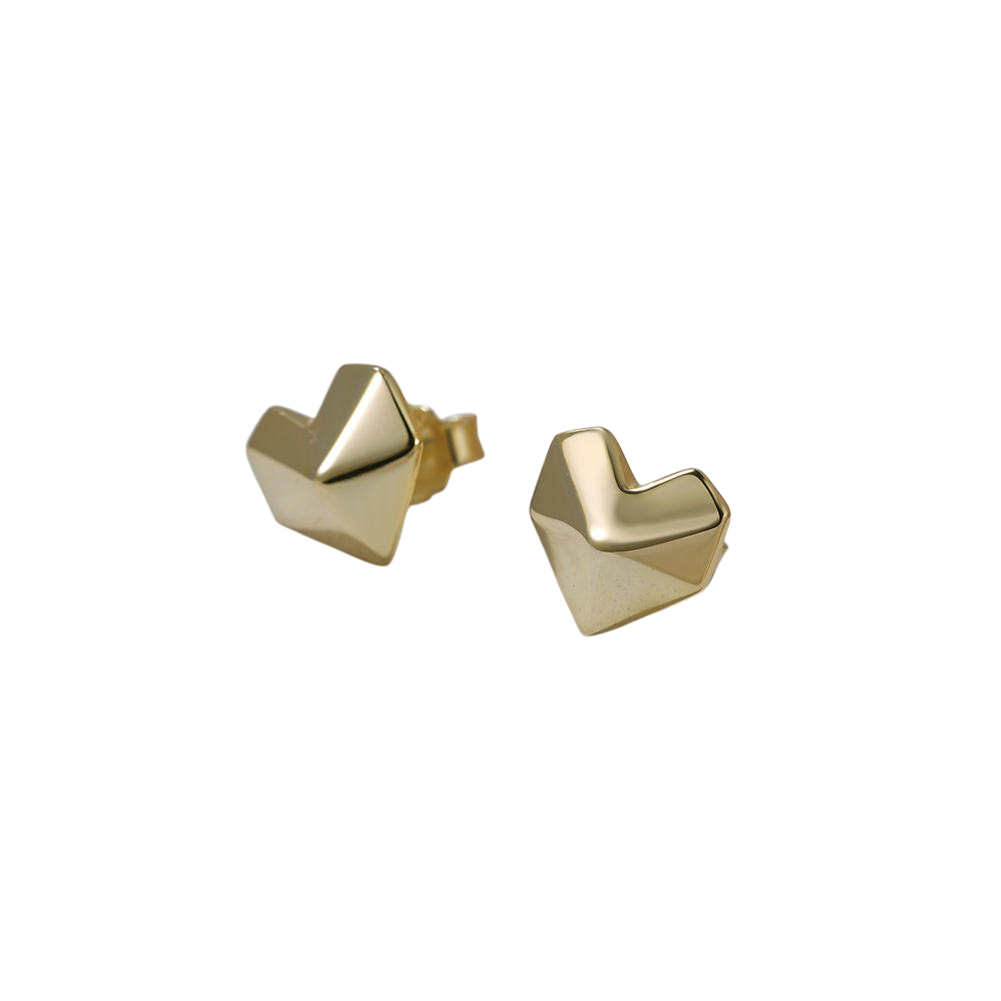 Heart Stud Earrings