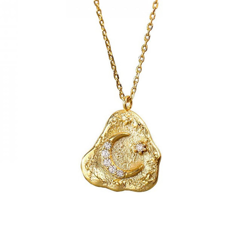 Moon Star Pendant Necklace