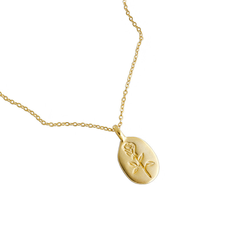 Trendy Flower Pendant Necklace