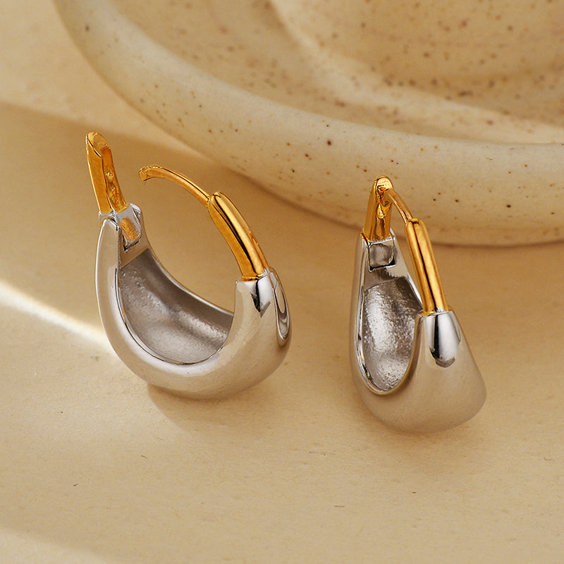 Elegant Geometric Hoop Earrings