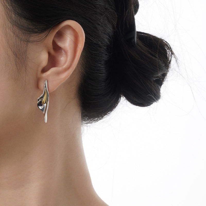 Classic Flower-Shaped Stud Earrings