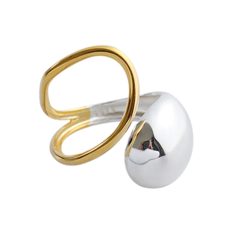 Geometric 925 Sterling Silver Ring