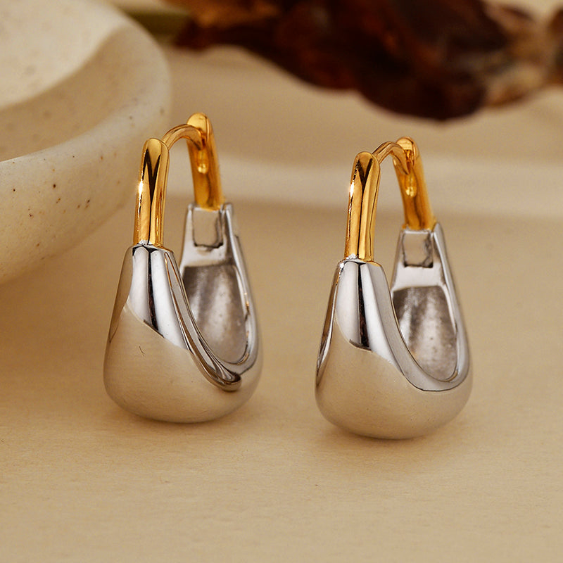 Elegant Geometric Hoop Earrings