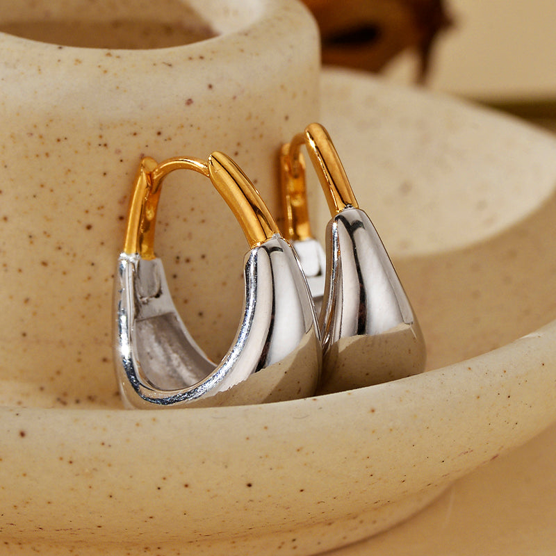 Elegant Geometric Hoop Earrings