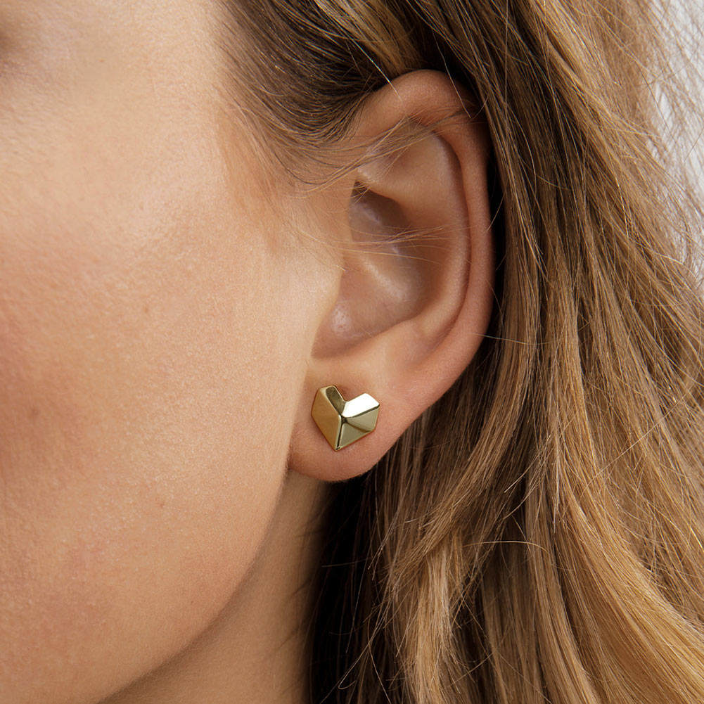 Heart Stud Earrings