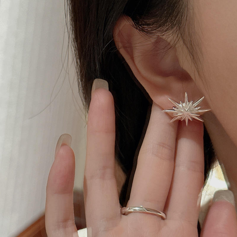Star-Shaped Stud Earrings
