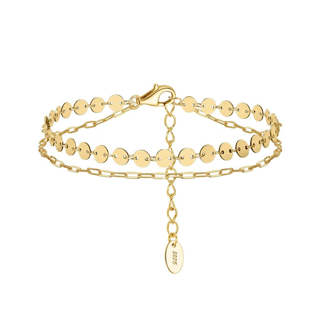 Charm Look Chain & Link Bracelet