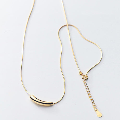 Sleek Geometric Pendent Necklace