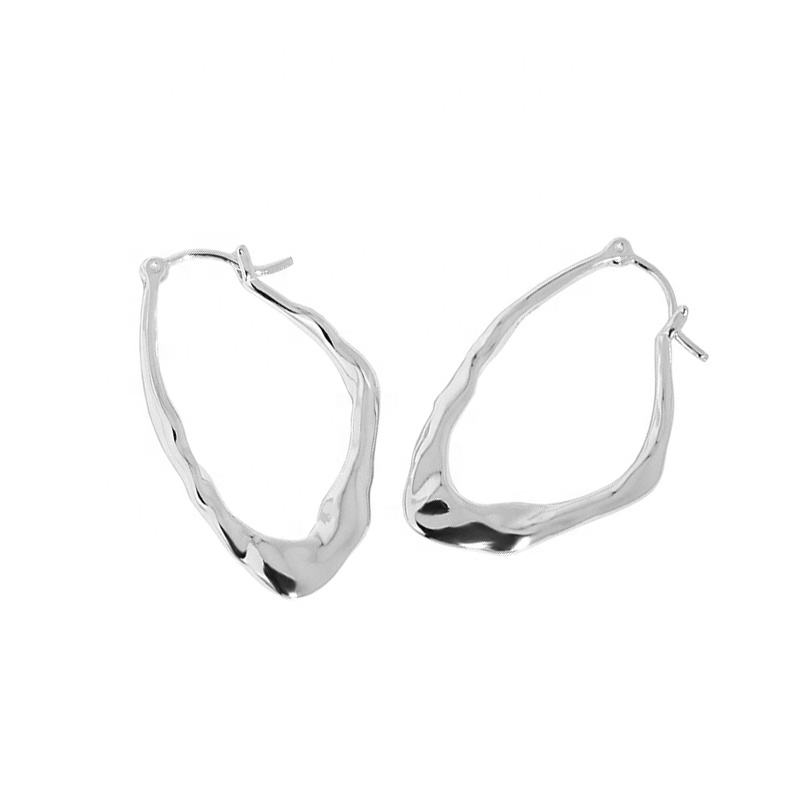 Geometric Hoop Earrings Jewellery