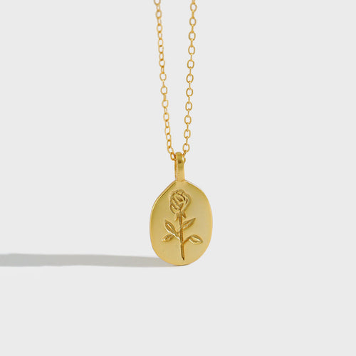 Trendy Flower Pendant Necklace