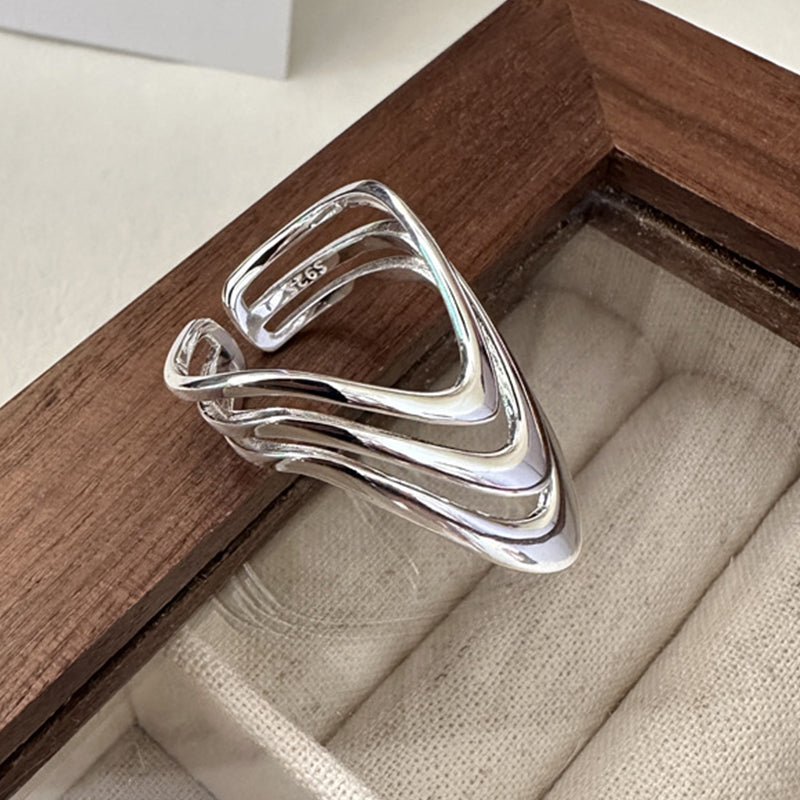 Bold Geometric Shaped Ring