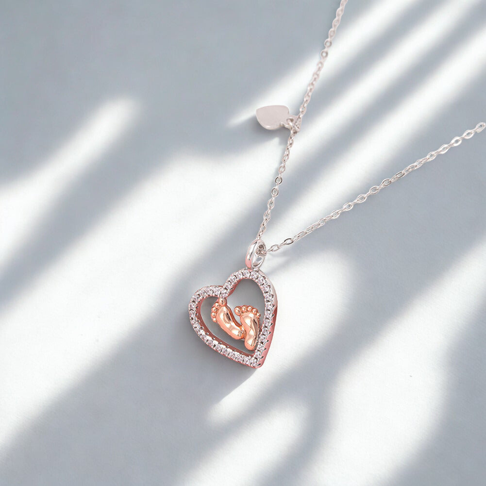 Footprints of Love Pendant Necklace