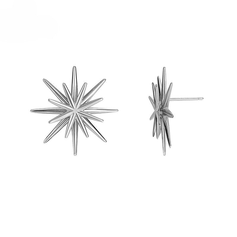 Star-Shaped Stud Earrings