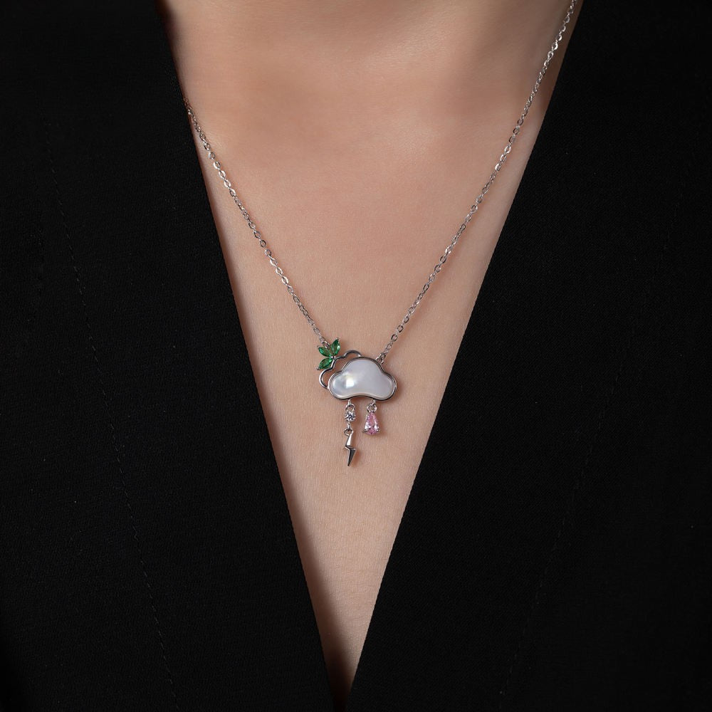 Cloud Pendant Necklace