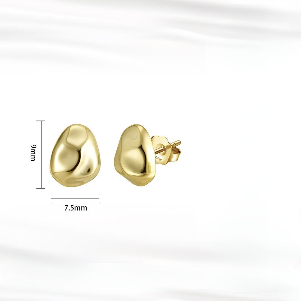 Irregular Hammer Earrings