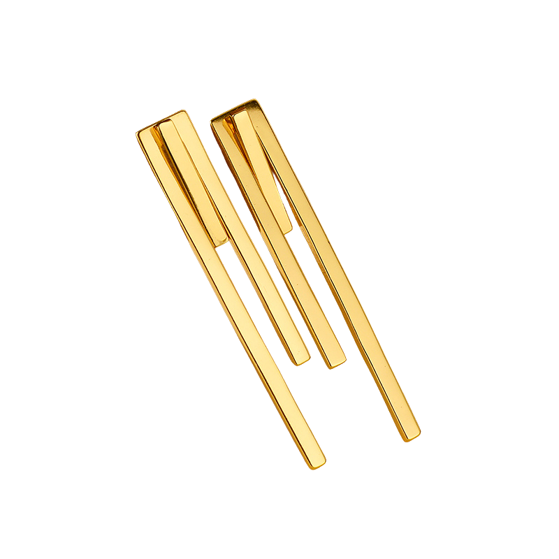 Golden Stud Earrings