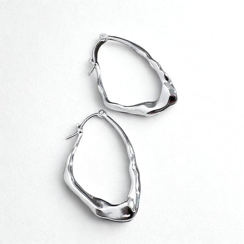 Geometric Hoop Earrings Jewellery