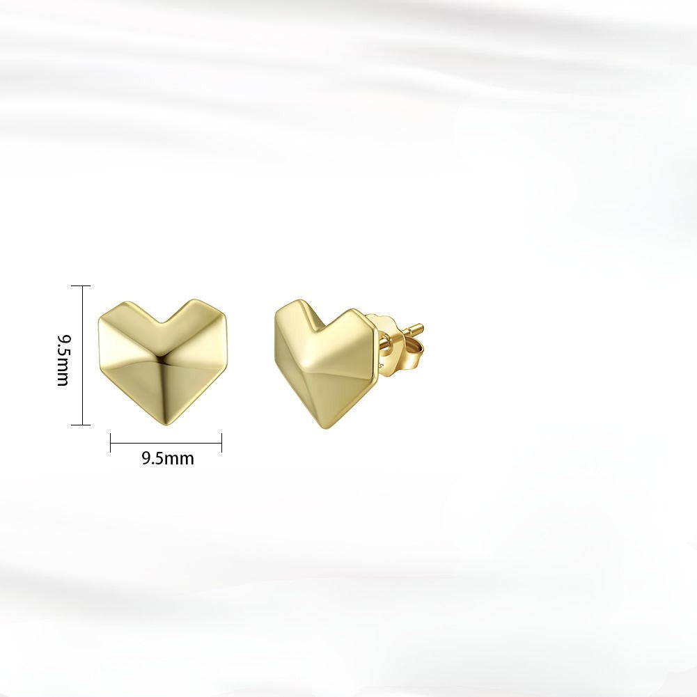 Heart Stud Earrings