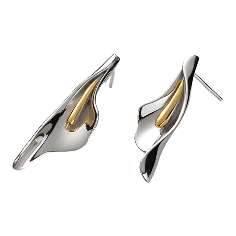 Classic Flower-Shaped Stud Earrings